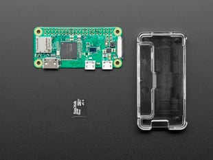 Raspberry Pi Zero, SD card and case