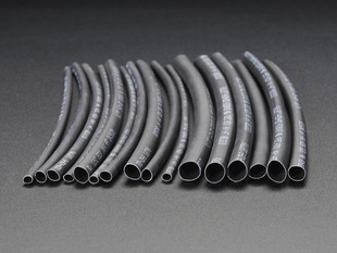 close up of ends of various small heat shink tubes