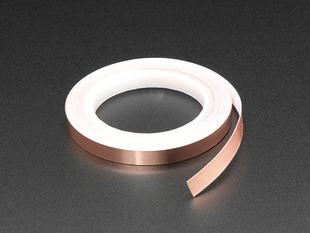 Roll of Copper Foil Tape with Conductive Adhesive - 6mm wide