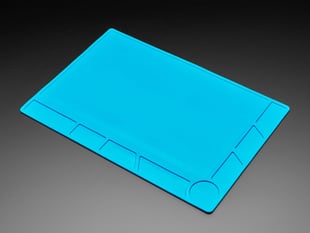 Large blue silicone mat