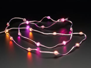 Adafruit NeoPixel LED Dots Strand - 20 LEDs at 4 inch Pitch