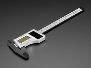 Solar Digital Calipers with black jaws