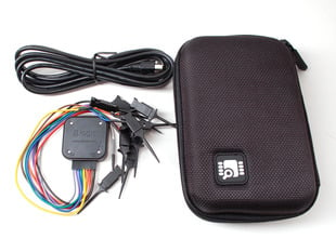 Saleae Logic - 8-Channel USB Logic Analyzer with Black zipper case. 