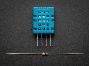 DHT11 basic temperature-humidity sensor with 10K resistor