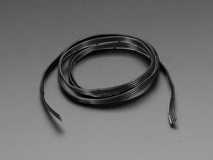 4 wire Silicone Cover Stranded-Core Ribbon Cable