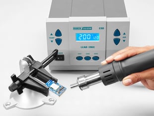 Quick 861DW Hot Air Soldering Rework Station w/ Three Nozzles