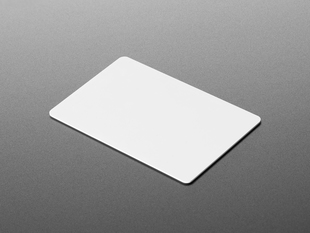 Blank white RFID/NFC card