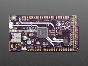 Top down view of a Adafruit Grand Central M4 Express featuring SAMD51 - Without Headers.
