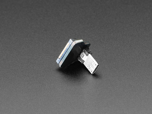 Angled shot of DIY USB Cable Parts - Right Angle Micro B Plug Down.