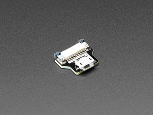 Angled shot of a DIY USB Straight Micro B adapter PCB