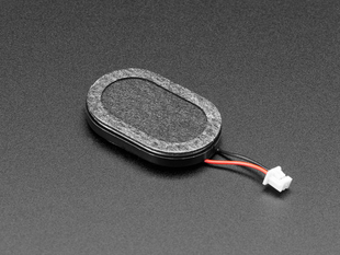 Mini Oval Speaker with Short Wires 