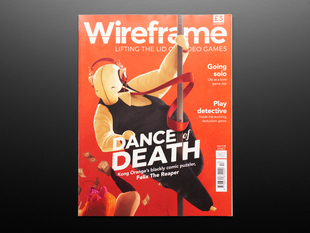 Front cover of Wireframe Magazine - Issue #13. Lifting the lid on video games. Dance of Death. 