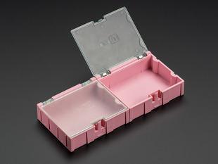 2 pack of Medium Modular Snap Boxes for SMD component storage