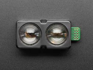 Top down view of a Garmin LIDAR-Lite Optical Distance LED Sensor.
