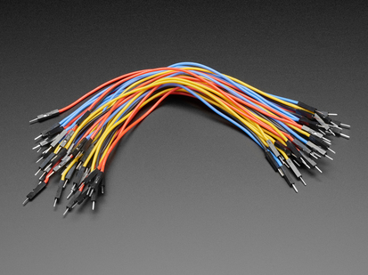 Bundle of Premium Silicone Covered Male-Male Jumper Wires - 200mm x 40