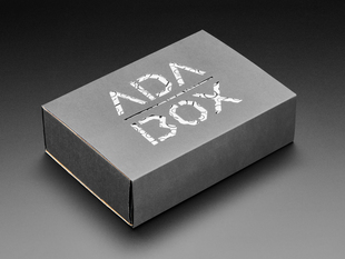 Angled shot of black box. "ADABOX"