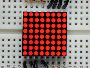 Miniature 8x8 Red Led Matrix.