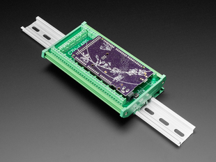 DIN Rail Terminal Block Adapter to Grand Central or Arduino Mega mounted onto DIN rail