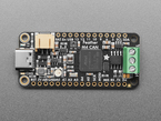 Top down view of a Adafruit Feather M4 CAN Express with ATSAME51. 