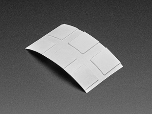  6 pack of Clear Adhesive Squares