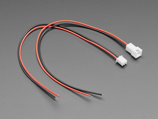 Angled shot of 2-pin cable matching pair.