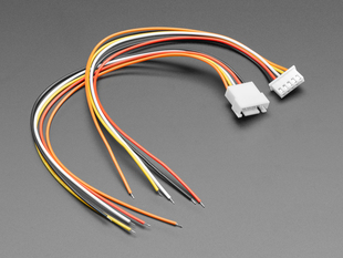 Angled shot of 5-pin cable matching pair.