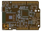 Rendered image of iMX Metro PCB without components