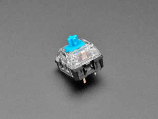 Single shot of 12 pack Blue Kailh Mechanical Key Switches 