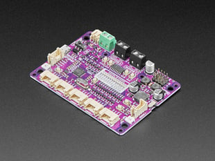 Angled shot of Maker Pi RP2040 board.