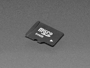 Side shot Small microSD card 64mb