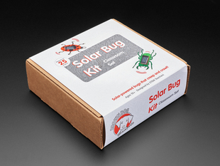 angled shot of box packaging for solar bug kit.
