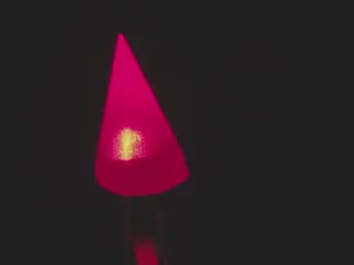 Video of a red spike LED.