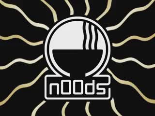 Video animation of steaming hot noodles in a bowl. "n00ds"