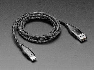 100W Type C charging cable black magnetic