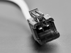 Close-up of JST plug connector.