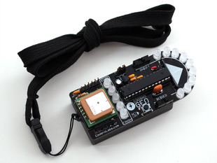 Assembled Coobro Geo Kit - DIY GPS Geocaching Pendant