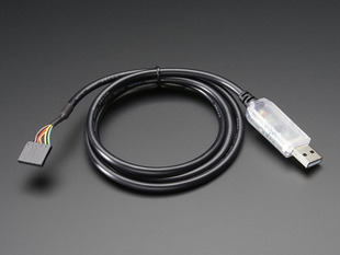 Coiled FTDI Serial TTL-232 USB Cable. 