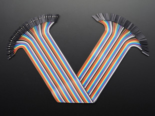Premium Female/Female Jumper Wires - 40 x 12" (300mm)