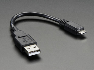 USB Cable - 6" A/Micro B