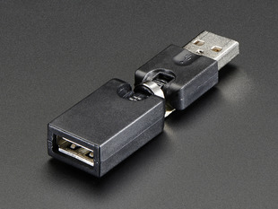 Flexible USB Type A to A Swivel Adapter