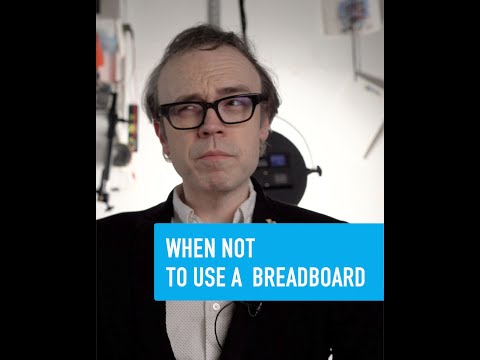 When to use a breadboard - Collin’s Lab Notes #adafruit #collinslabnotes