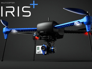 Glamor photo of IRIS+ quad-copter.